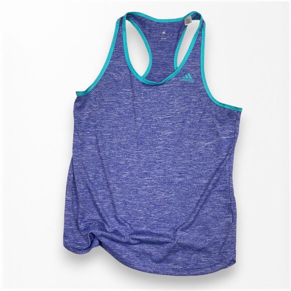 Adidas Climalite Purple‎ Blue Racerback Tank Size Small - Picture 2 of 7